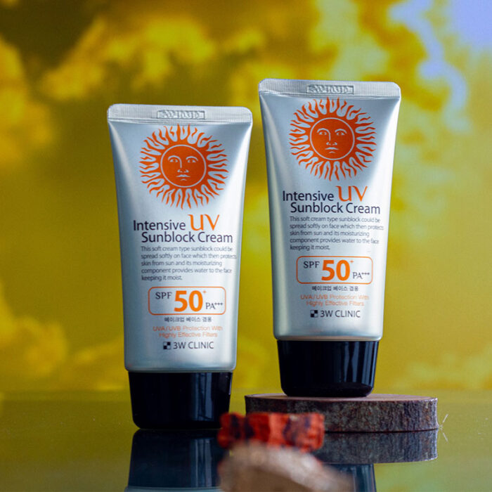 3W Clinic Intensive UV Sunblock Cream SPF 50+PA+++ 70ml - Image 3