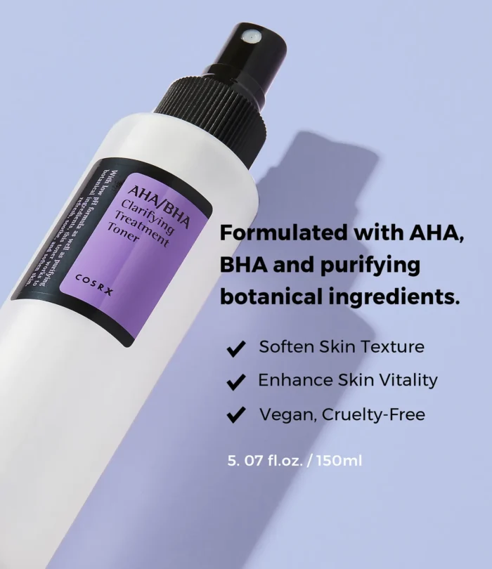 COSRX AHA BHA Clarifying Treatment Toner 150ml - Image 2
