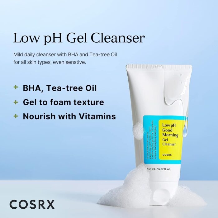 COSRX Low Ph Good Morning Gel Cleanser 150ml - Image 2