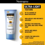 Neutrogena Ultra Sheer Dry Touch Sunblock SPF 50+ 80g - Image 4