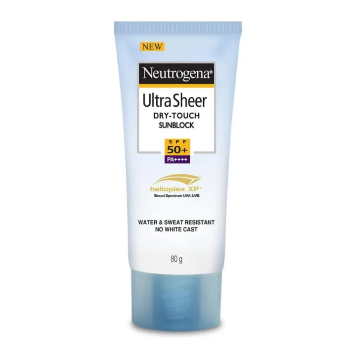 Neutrogena Ultra Sheer Dry Touch Sunblock SPF 50+ 80g - Image 1