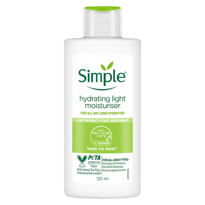 Simple Kind To Skin Hydrating Light Moisturiser 125ml - Image 1