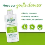 Simple Kind to Skin Micellar Cleansing Water 200ml - Image 2