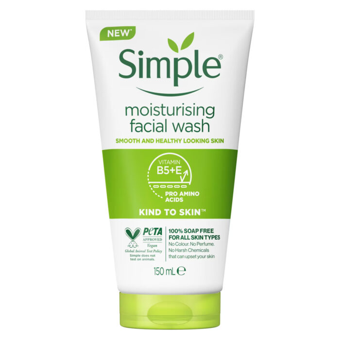 Simple Kind To Skin Moisturising Facial Wash 150ml - Image 1