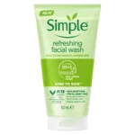 Simple Kind To Skin Refreshing Facial Wash Gel 150ml