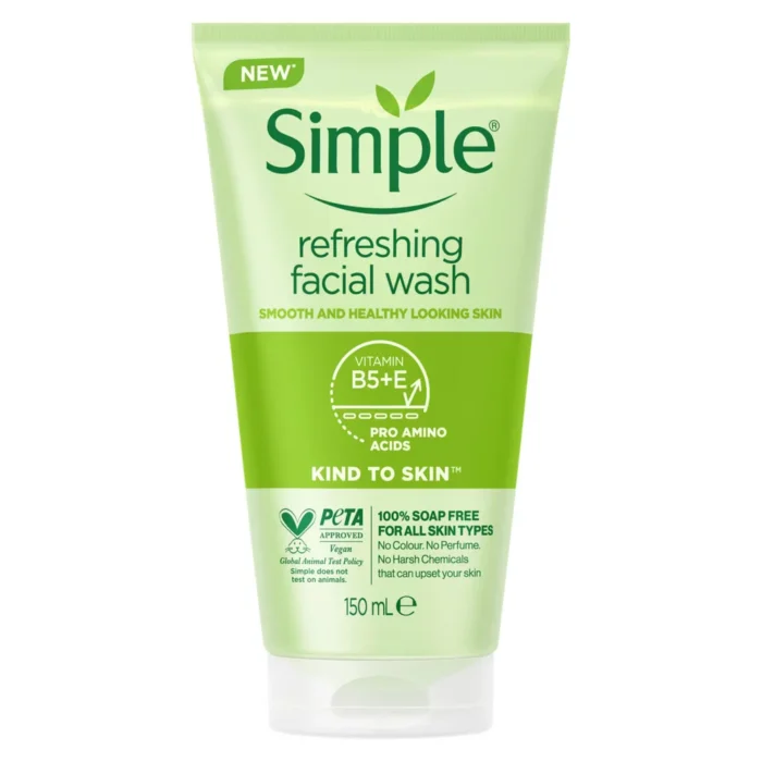 Simple Kind To Skin Refreshing Facial Wash Gel 150ml - Image 1