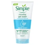 Simple Water Boost Micellar Gel Face Wash For Dry & Sensitive Skin 150ml
