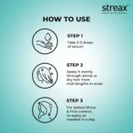 Streax Professional Vitariche Gloss Hair Serum 115ml - Image 6