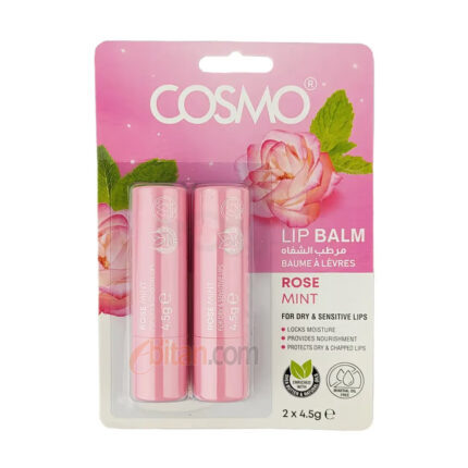 Cosmo Rose And Mint Lip Balm 4.5g