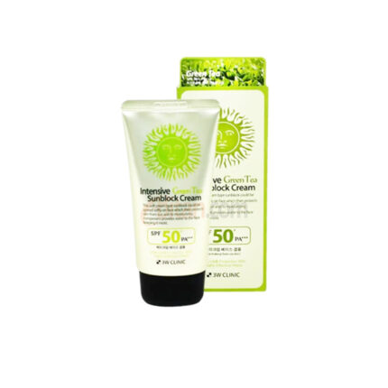 3W Clinic Intensive Green Tea Sunblock Cream SPF50+ 70ml