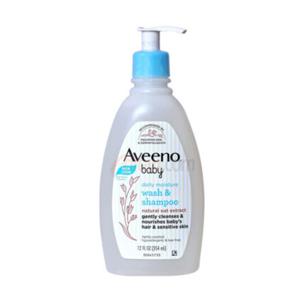 Aveeno Baby Daily Moisture Wash & Shampoo 354ml