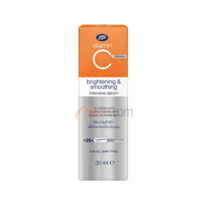 Boots Vitamin C Advanced Brightening & Smoothing Intensive Serum 30 Ml