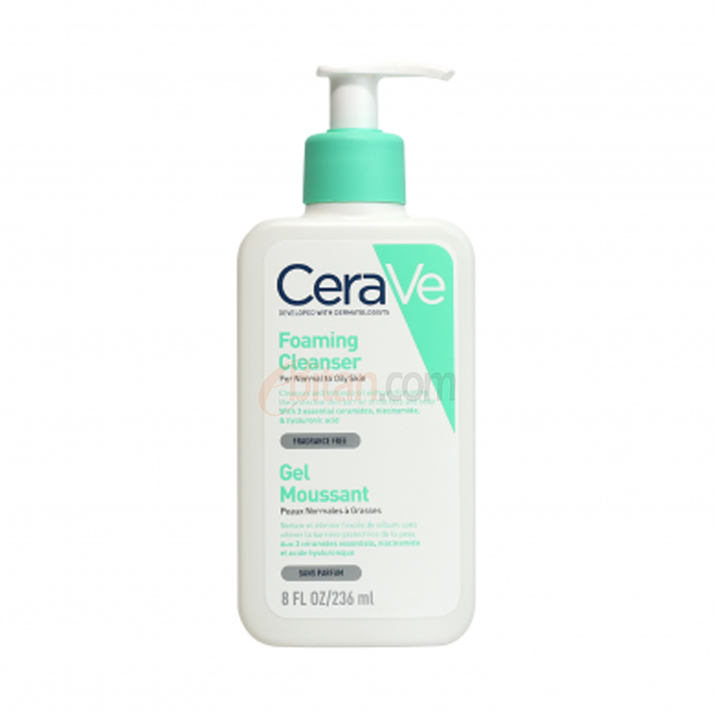 CeraVe Foaming Cleanser For Normal To Oily Skin - 236ml CeraVe Foaming Cleanser For Normal To Oily Skin - 236ml