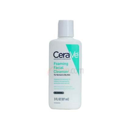 CeraVe Foaming Facial Cleanser for Normal to Oily Skin 87ml