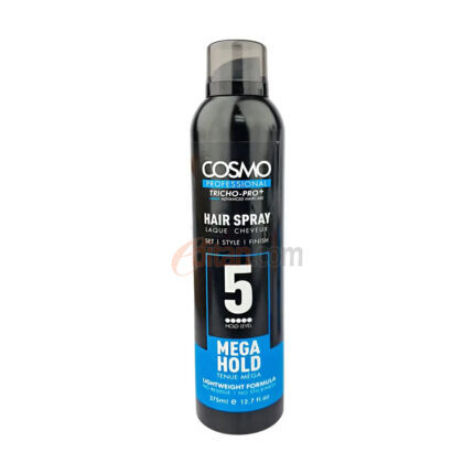 Cosmo Professional Hair Spray 5 Hold Level Mega Hold 375ml
