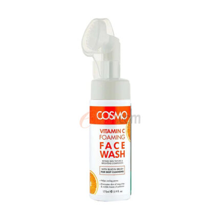 Cosmo Vitamin C Foaming Facial Cleanser with Brush 175ml