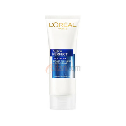 Loreal Aura Perfect Fights Dullness & Evens tone Milky Foaming Facewash - 100ml