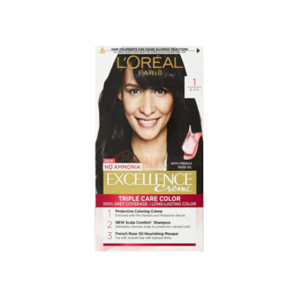 L'oreal Excellence Hair Color 1 black