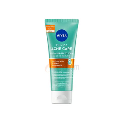 Nivea Derma Acne Care Cleanser Gel to Foam - 90ml