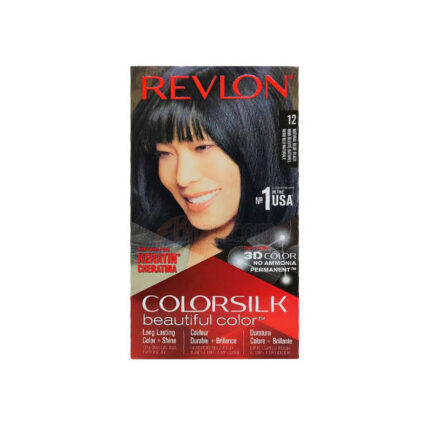 Revlon Colorsilk Beautiful Hair Color - 12 Natural Blue Black
