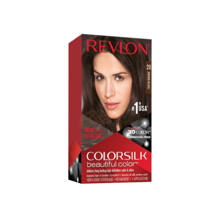 Revlon Colorsilk Beautiful Hair Color - 20 Brown Black