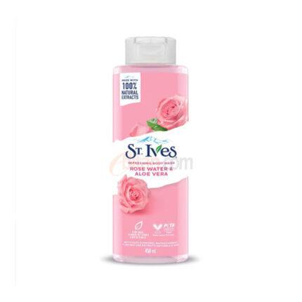ST.Ives Rose Water & Aloe Vera Refreshing Body Wash 450ml
