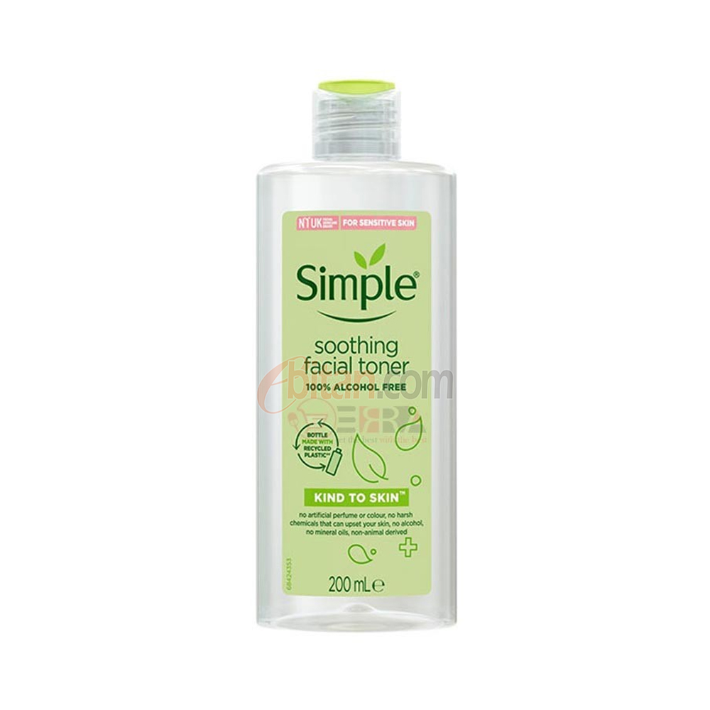 Simple Kind To Skin Soothing Facial Toner 200ml Simple Kind To Skin Soothing Facial Toner 200ml