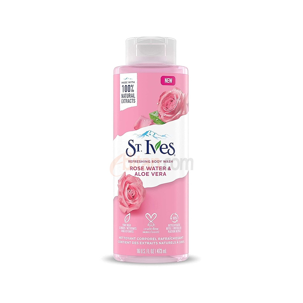 St. Ives Rose Water & Aloe Vera Refreshing Body Wash 700ml St. Ives Rose Water & Aloe Vera Refreshing Body Wash 700ml