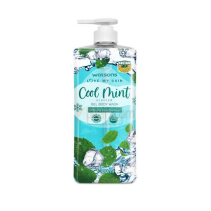 Watsons Cool Mint Softening & Moisturising Gel Body Wash 1000ml