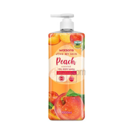 Watsons Peach Scented Gel Body Wash 1000ml