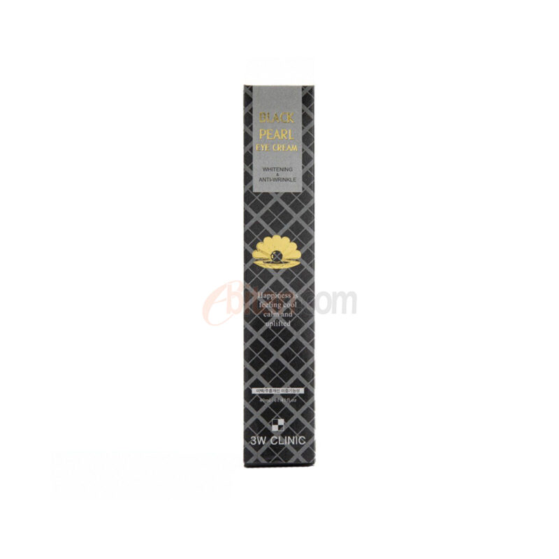 3W Clinic - Black Pearl Whitening & Anti - Wrinkle Eye Cream - 40ml