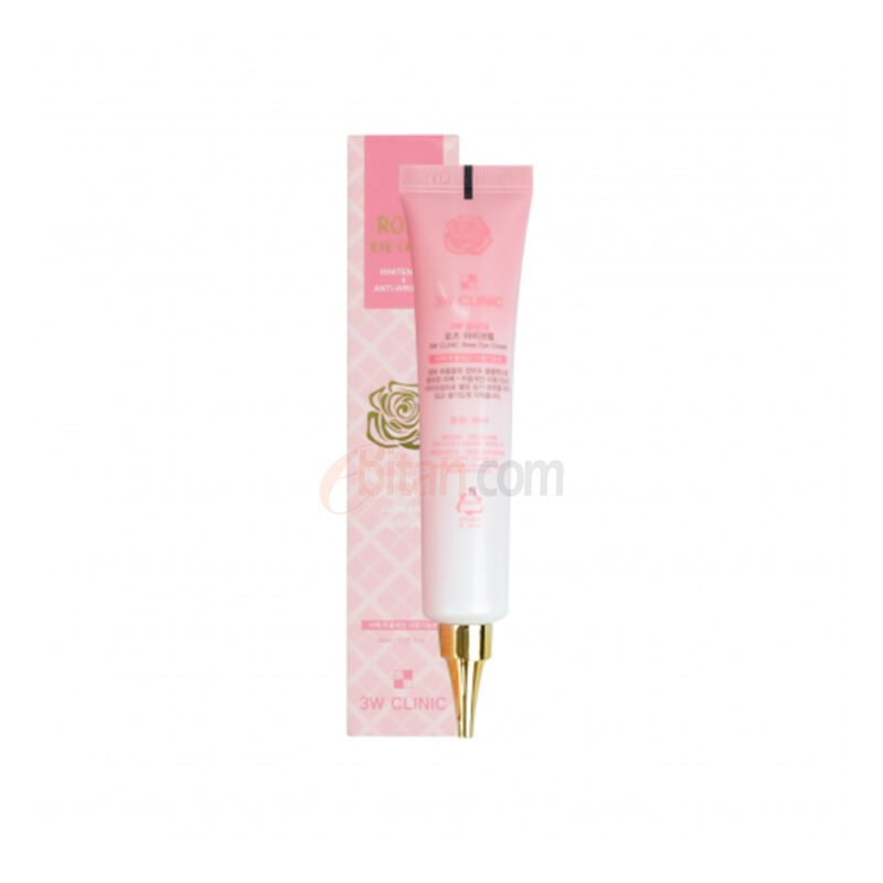 3W Clinic Whitening Anti-Wrinkle Rose Eye Cream 40ml