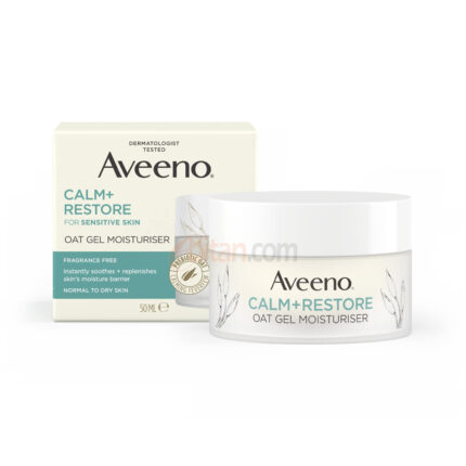 Aveeno Calm + Restore Oat Gel Moisturiser 50Ml