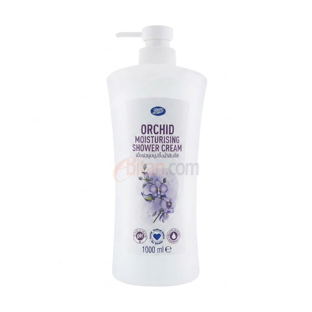 Boots Orchid Moisturising Shower Cream 1000ml Boots Orchid Moisturising Shower Cream 1000ml