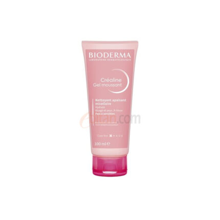 CREALINE - Gel Moussant Nettoyant et Apaisant Micellaire - Peaux Sensibles, 100ml