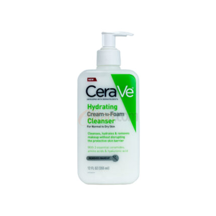 Cerave Hydrating Cream To Foam Cleanser 355ml