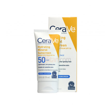 Cerave Hydrating Mineral Sunscreen SPF 50 Face Lotion 75ml