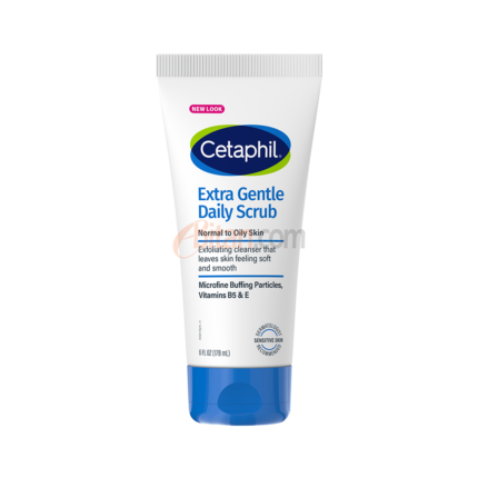 Cetaphil Extra Gentle Daily Scrub for Normal To Oily Skin 178ml
