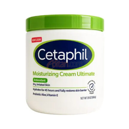 Cetaphil Moisturizing Cream Ultimate with Prebiotic Aloe, Very Dry to Dry Sensitive Skin – 566g