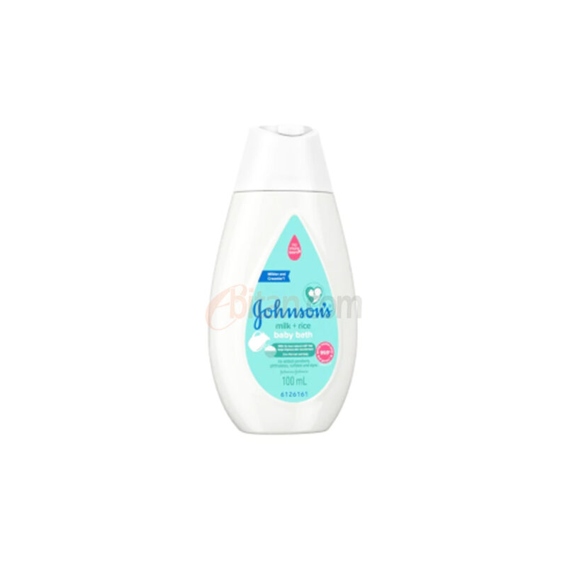 Johnson's Milk+Rice Hair & Body Baby Bath 100ml