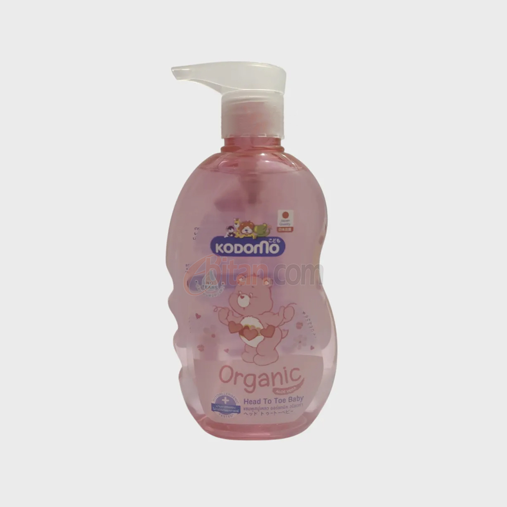 Kodomo Organic Aloe Vera Head-to-Toe Baby Shampoo 400ml Kodomo Organic Aloe Vera Head-to-Toe Baby Shampoo 400ml