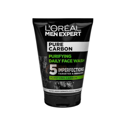 L'Oreal Men Expert Pure Charcoal Purifying 5 Actions Daily Face wash 100 ml
