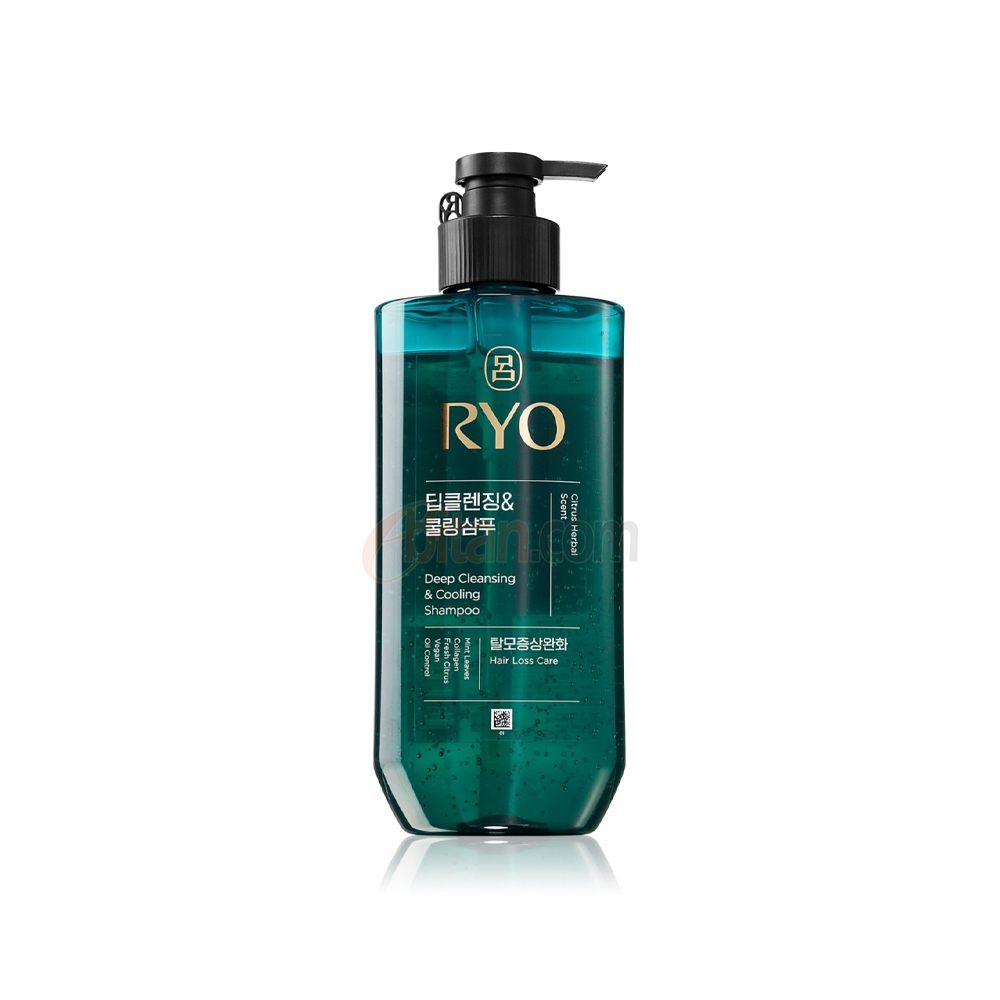 Ryo Deep Cleansing & Cooling Shampoo 480ml Ryo Deep Cleansing & Cooling Shampoo 480ml