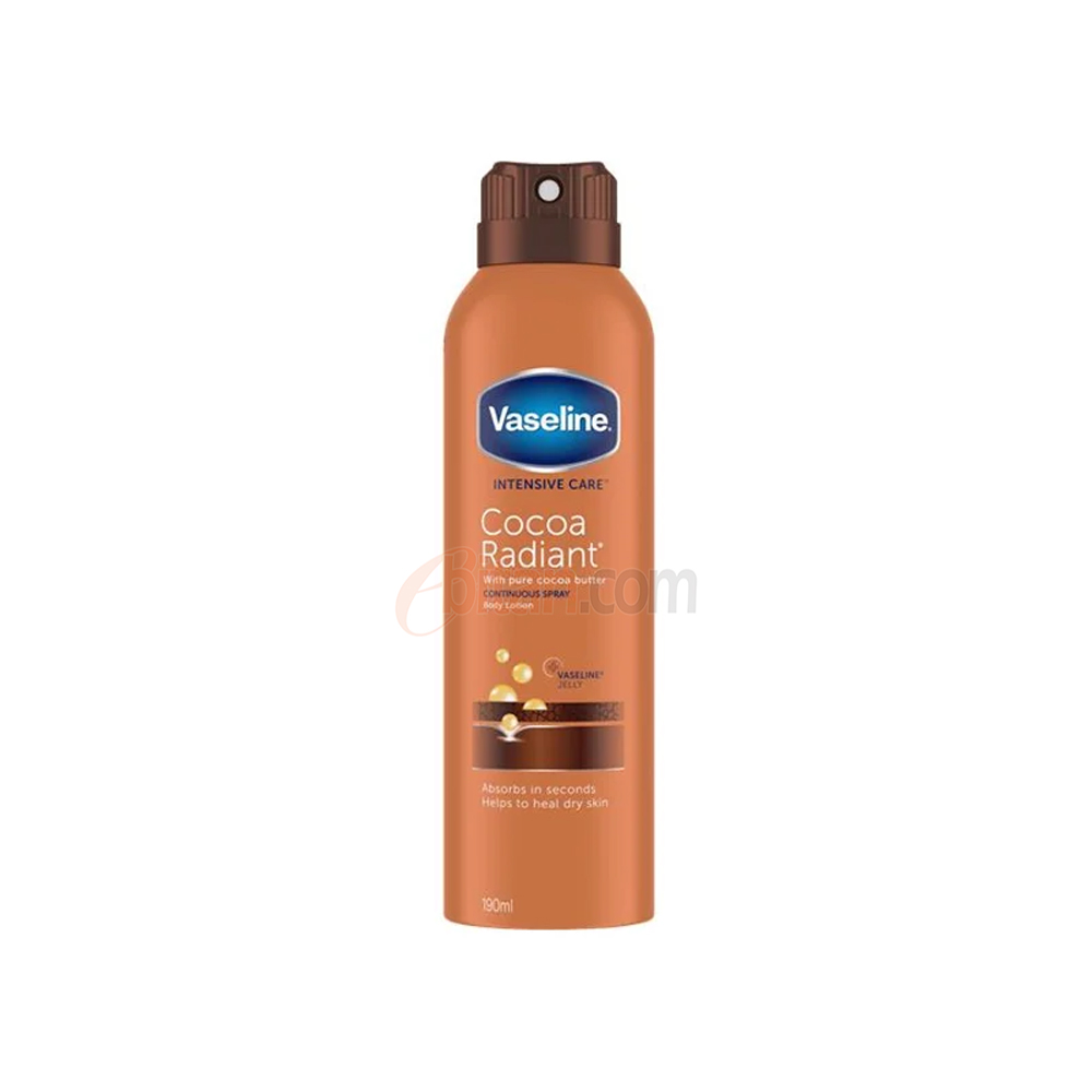 Vaseline Intensive Care Cocoa Radiant Spray body lotion 190ml Vaseline Intensive Care Cocoa Radiant Spray body lotion 190ml