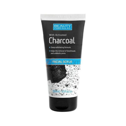 Beauty Formulas - Activated Charcoal Facial Scrub - 150ml