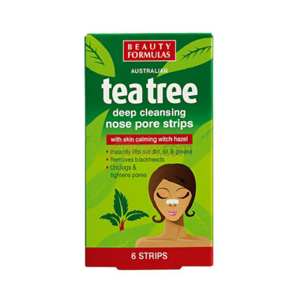 Beauty Formulas Australian Tea Tree Deep Cleansing Nose Pore Strips - 6ps