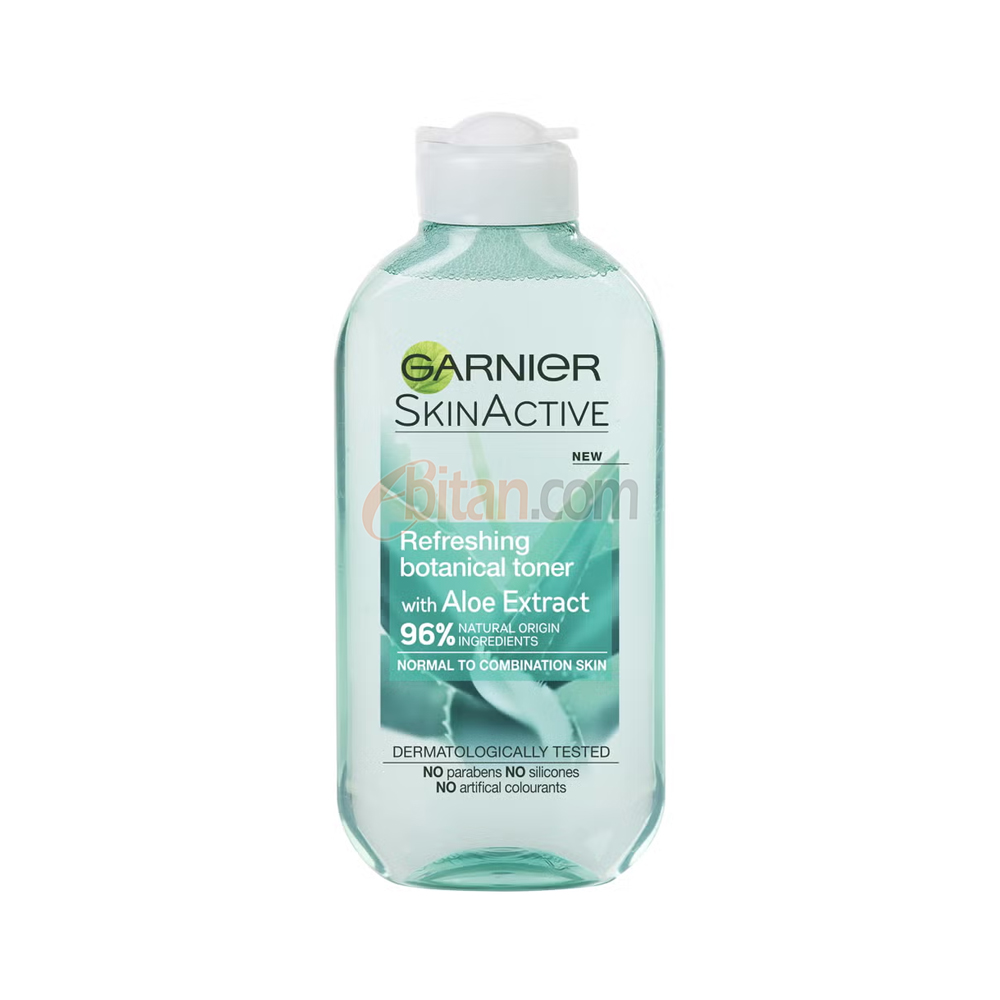 Garnier - Refreshing Toner with Aloe Extract For Normal To Combination Skin - 200ml Garnier - Refreshing Toner with Aloe Extract For Normal To Combination Skin - 200ml