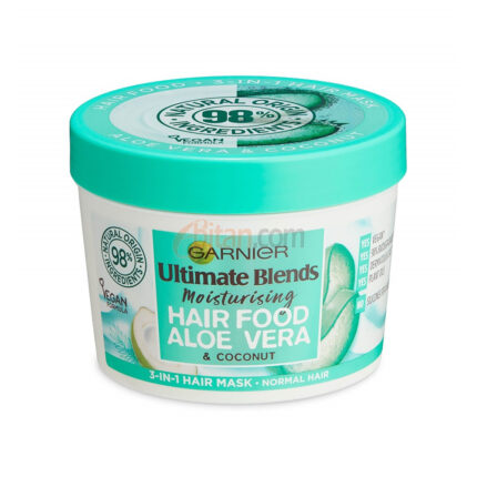Garnier Ultimate Blends Hair Food Aloe Vera 3-in-1 Normal Hair Mask Treatment 390ml