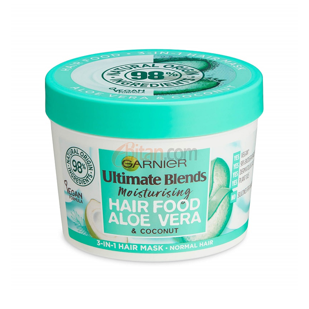 Garnier Ultimate Blends Hair Food Aloe Vera 3-in-1 Normal Hair Mask Treatment 390ml Garnier Ultimate Blends Hair Food Aloe Vera 3-in-1 Normal Hair Mask Treatment 390ml