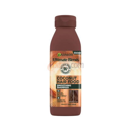 Garnier Ultimate Blends Smoothing Hair Food Coconut Shampoo for Frezzy Dry Hair 350ml